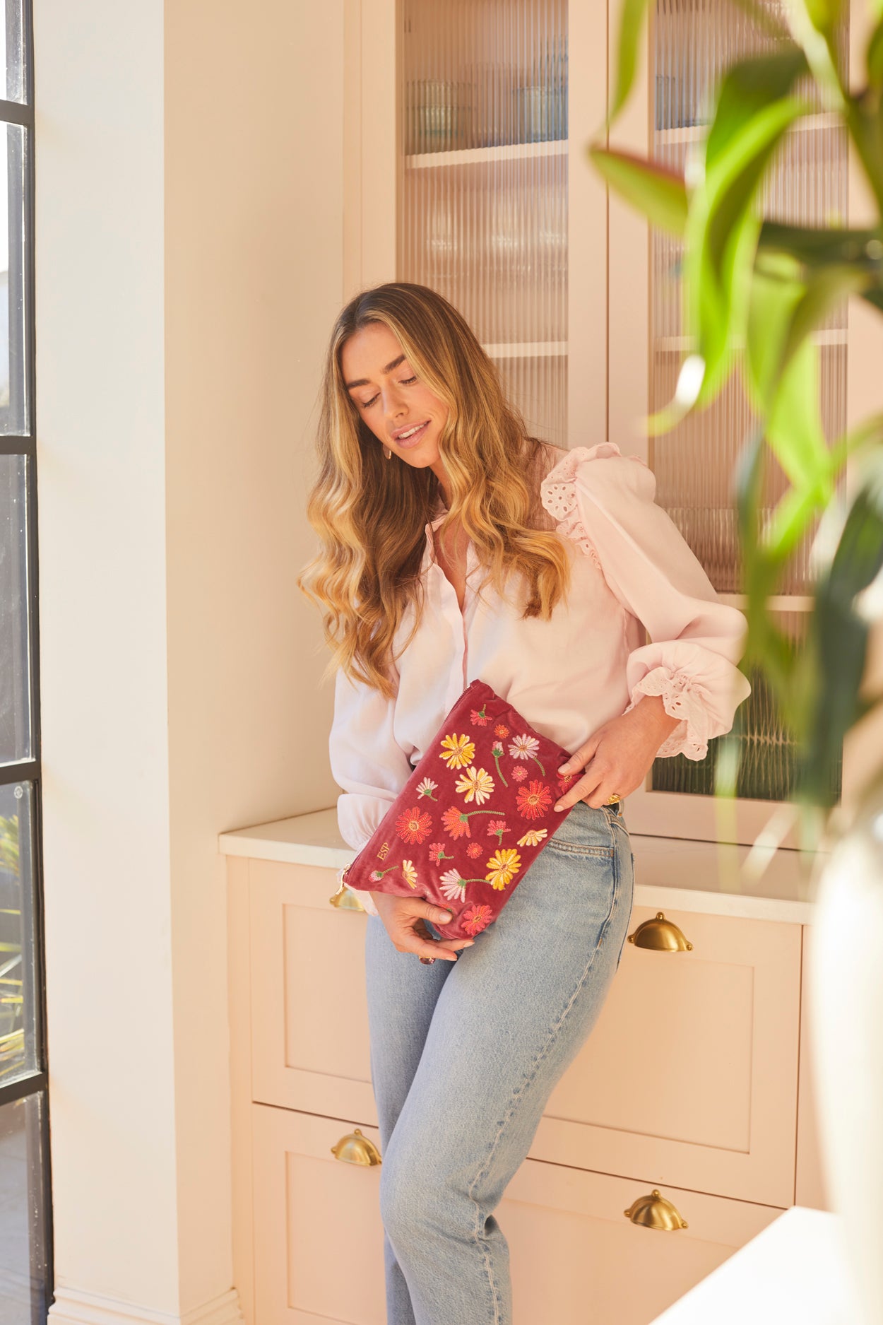 ES - Wildflower Dry Rose Everyday Pouch