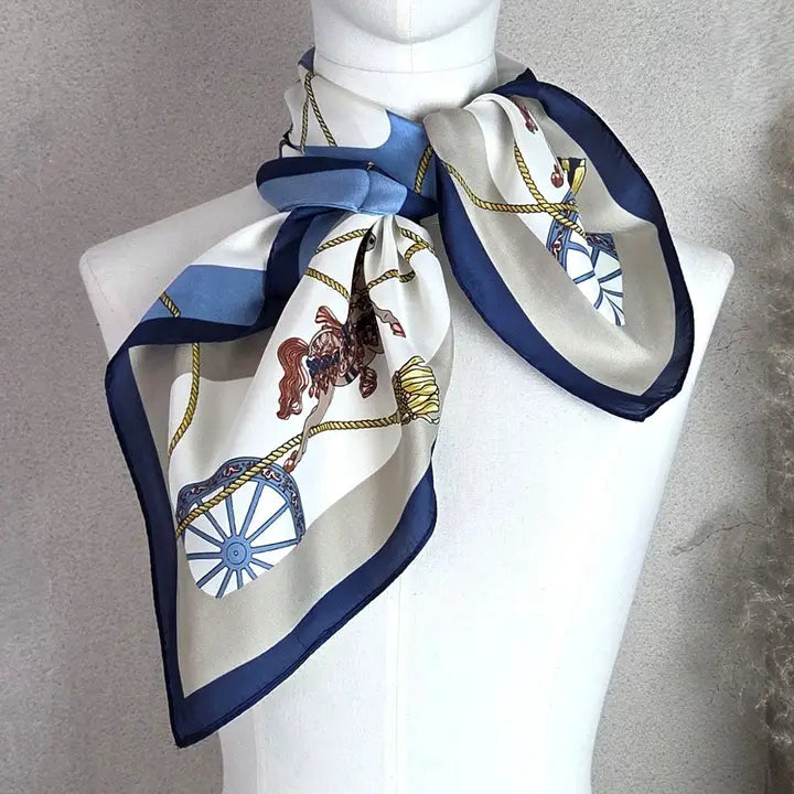 TD - Nautical Silk Feel Scarf