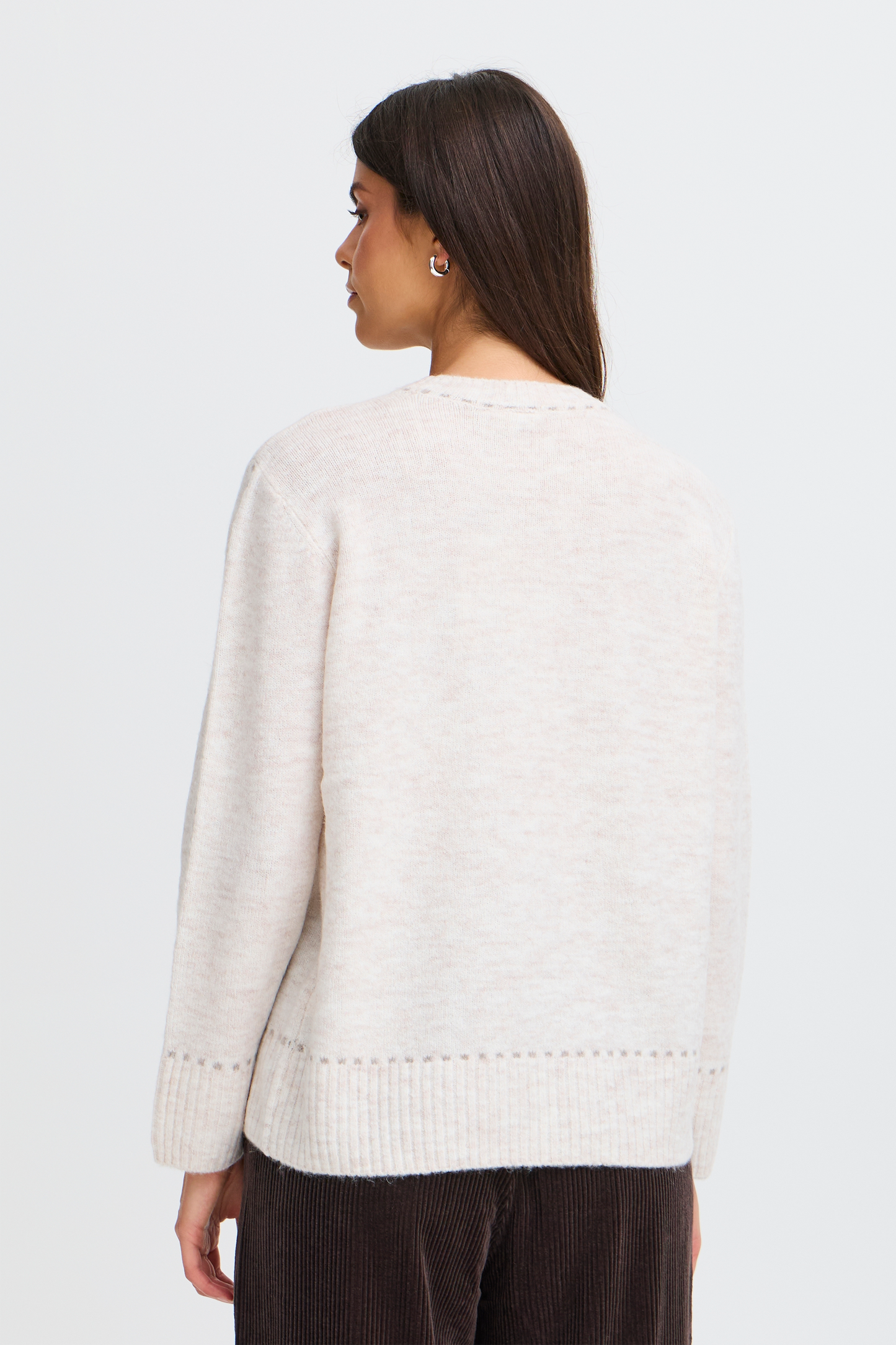 FR - Elise PU1 Jumper - Oatmeal Melange