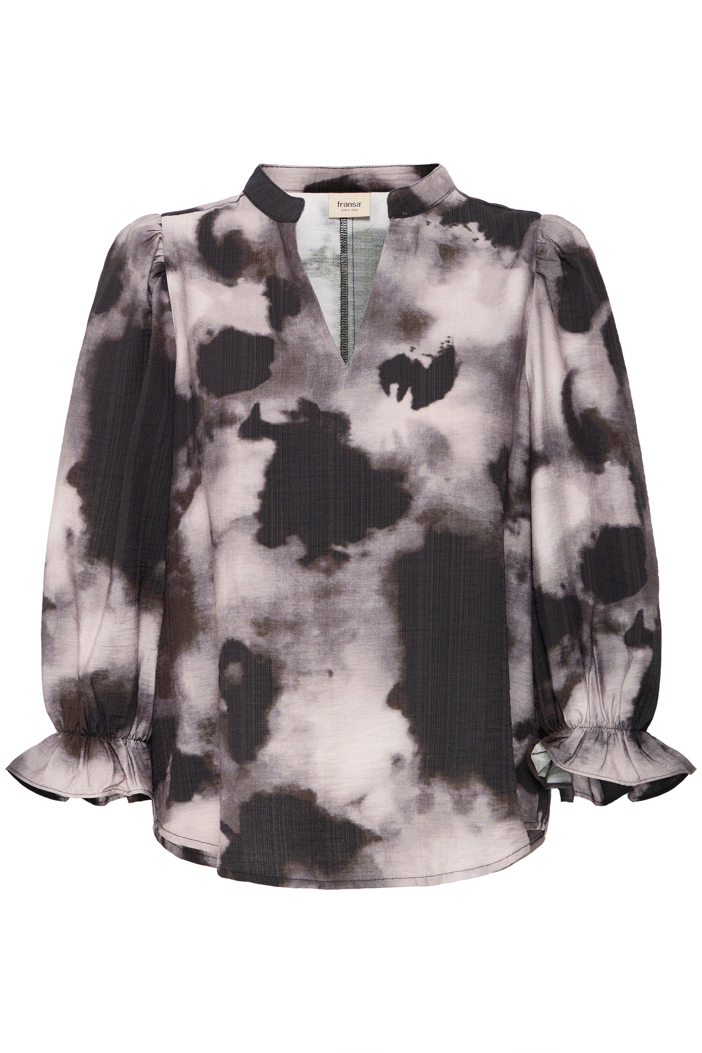 FR - Lainey BL1 Blouse - Pumicestone Ghost