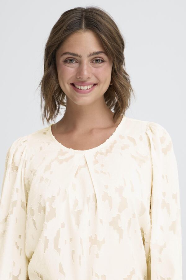 FR - Mera 1 Blouse - Whisper White