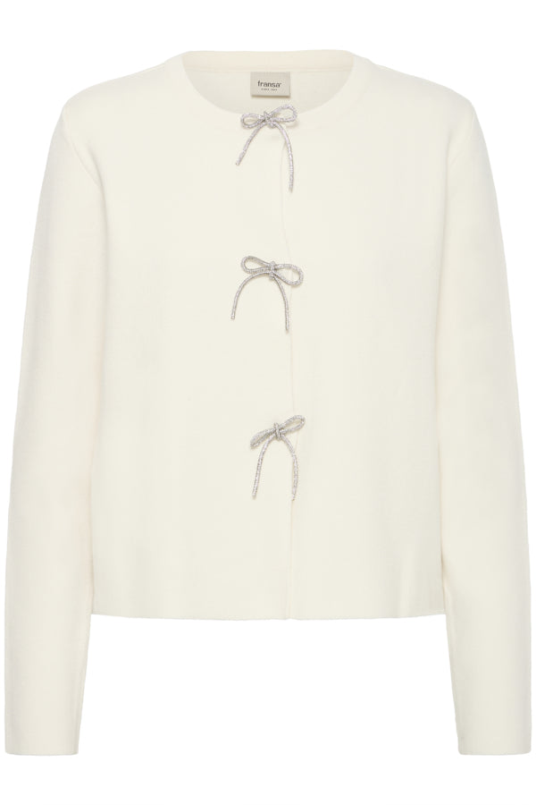 FR - Sally 6 Cardigan - Whisper White