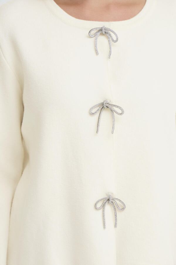 FR - Sally 6 Cardigan - Whisper White
