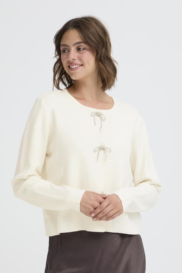 FR - Sally 6 Cardigan - Whisper White