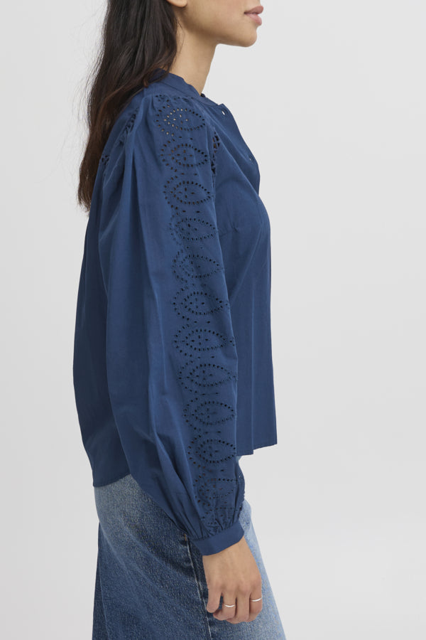 BY - Frankie Blouse - Medieval Blue