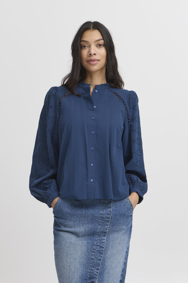 BY - Frankie Blouse - Medieval Blue