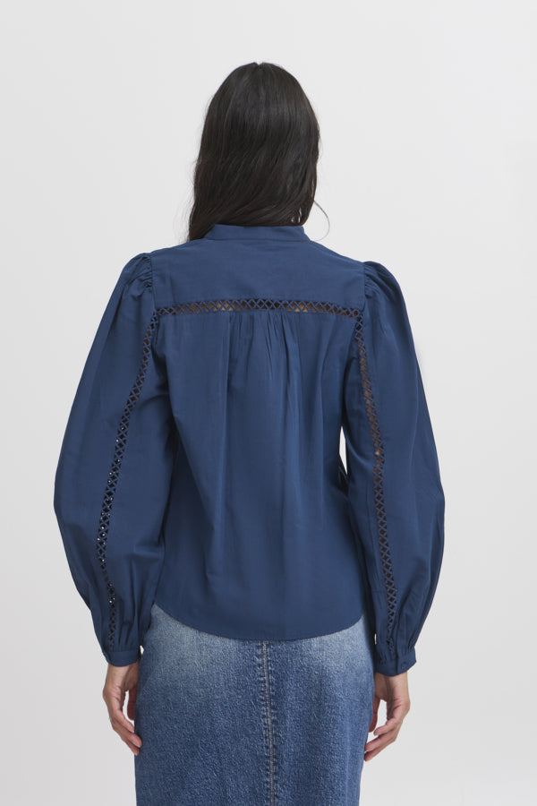 BY - Frankie Blouse - Medieval Blue