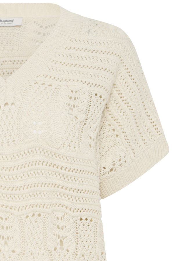 BY - Nero V-Neck Jumper - Birch