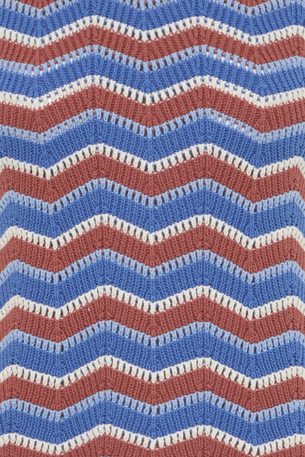 BY - Nero Top - Marsala Stripe