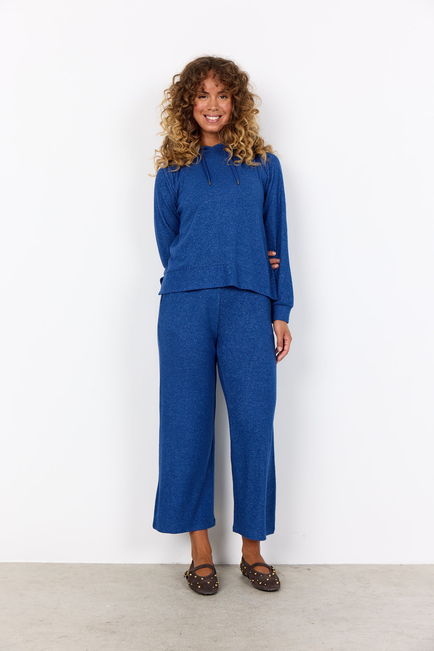 SC - Biara 143 Hooded Sweatshirt - Estate Blue Melange