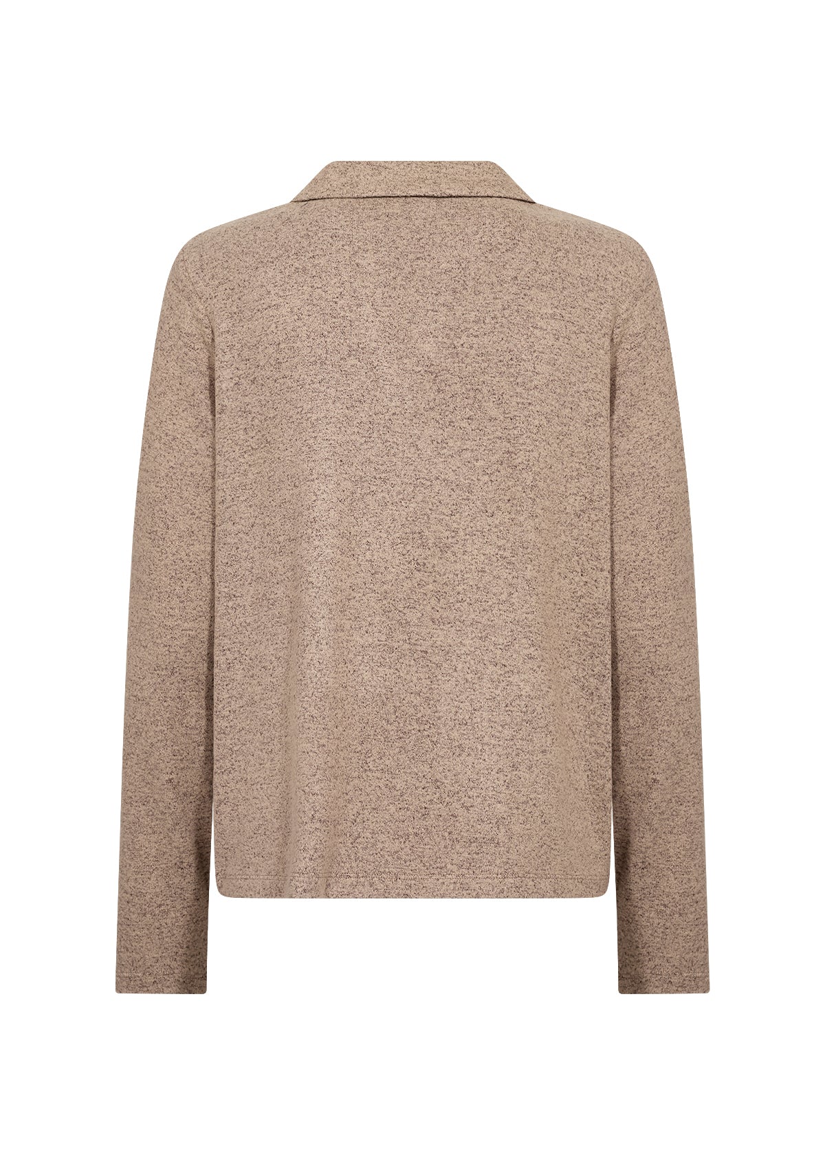 Soya Concept BIARA Collared Top - Camel Melange