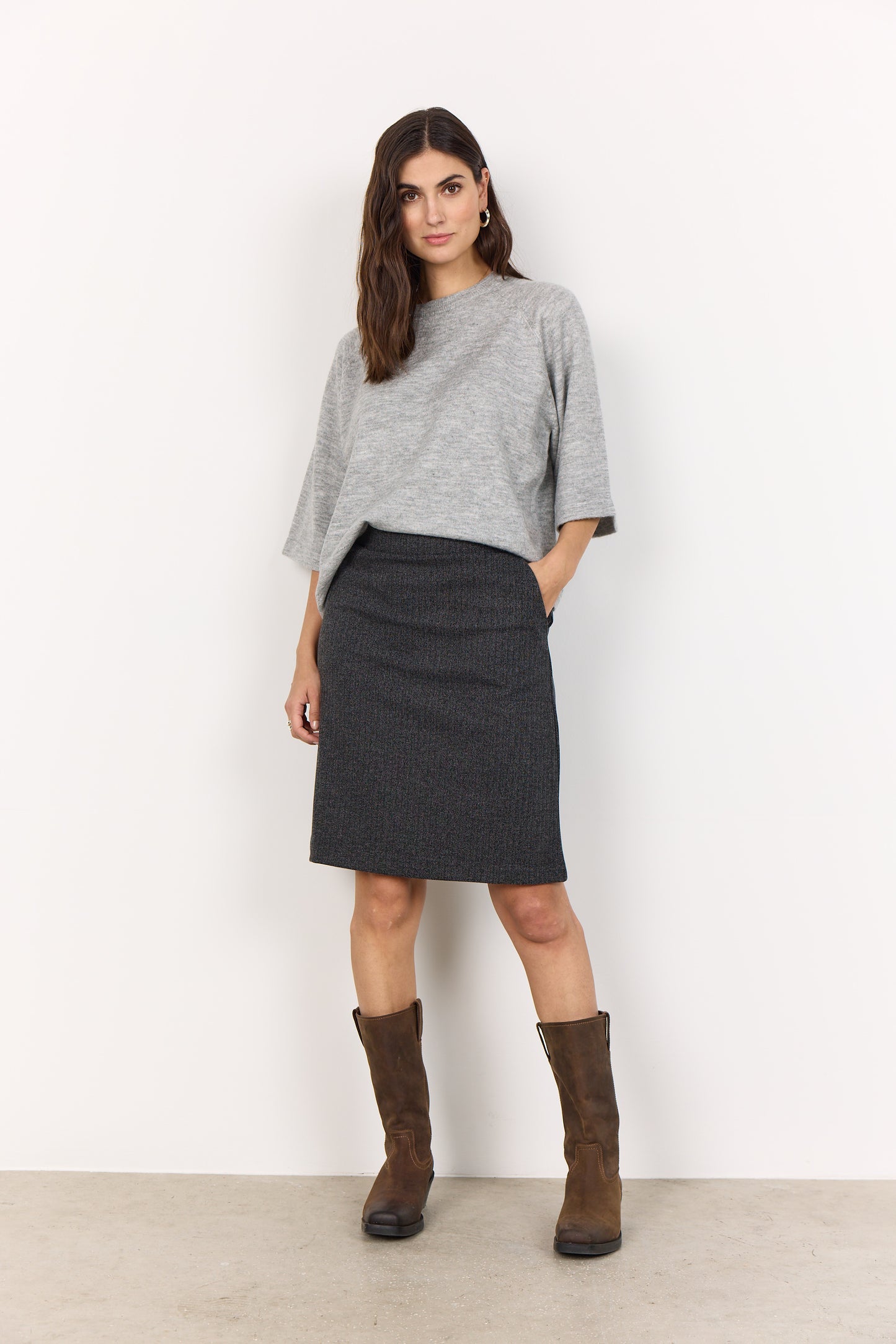 SC - Orlean 1 Jumper - Grey Melange