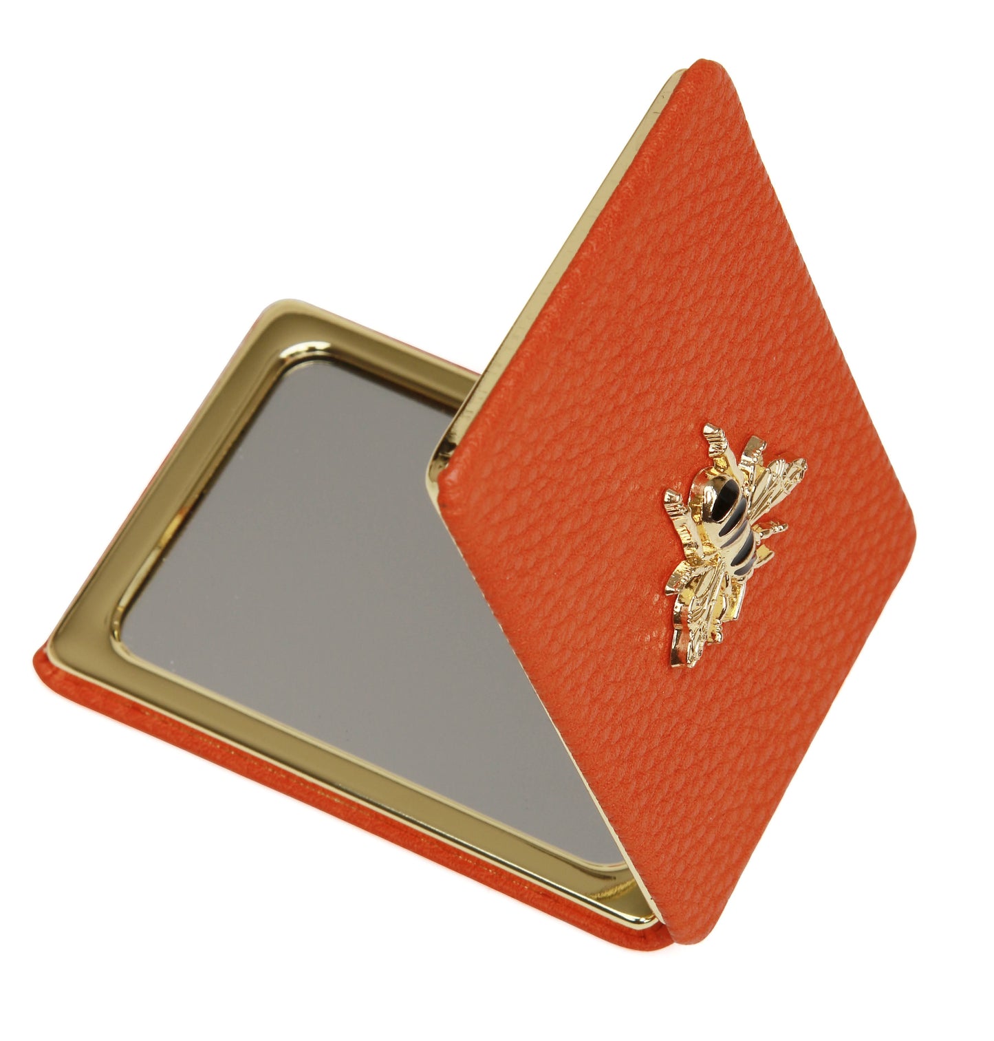 AW - Rectangular Compact Mirror - Orange