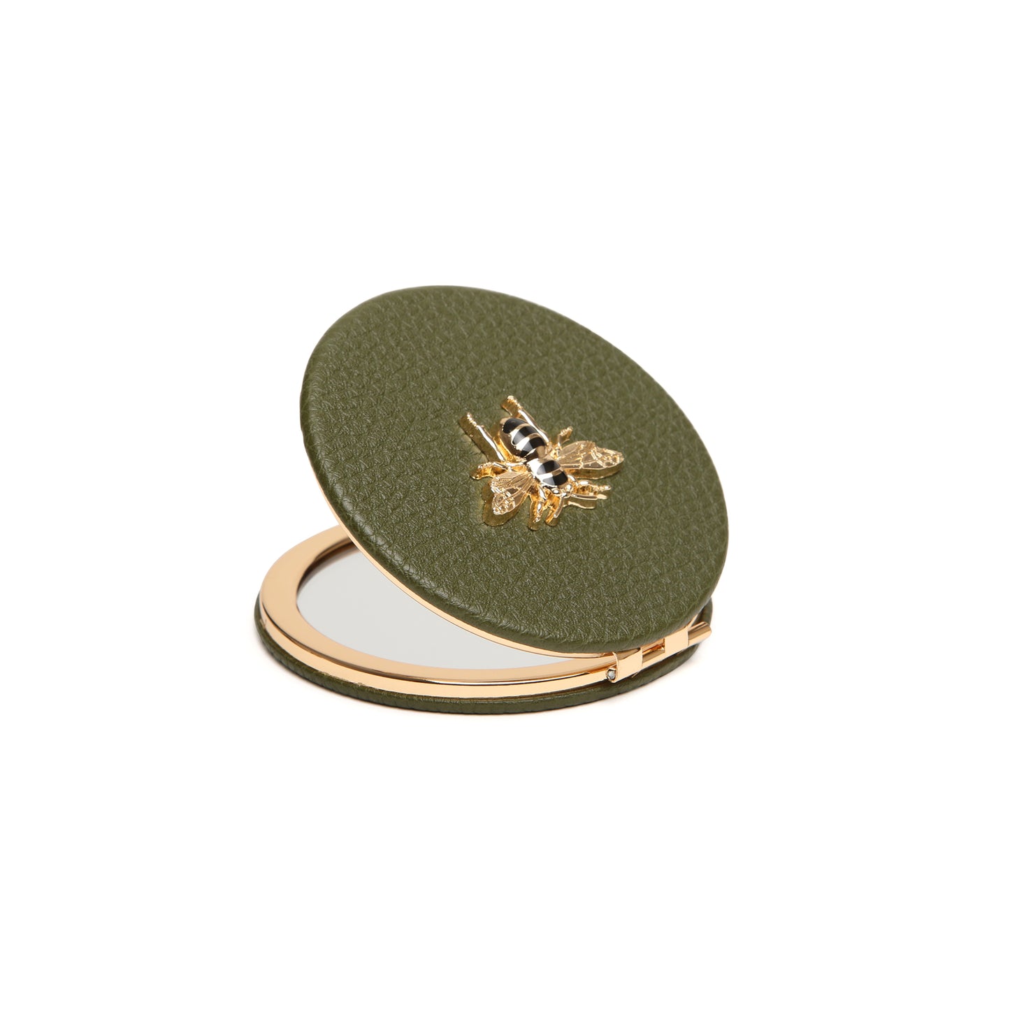 AW - Round Compact Mirror - Olive