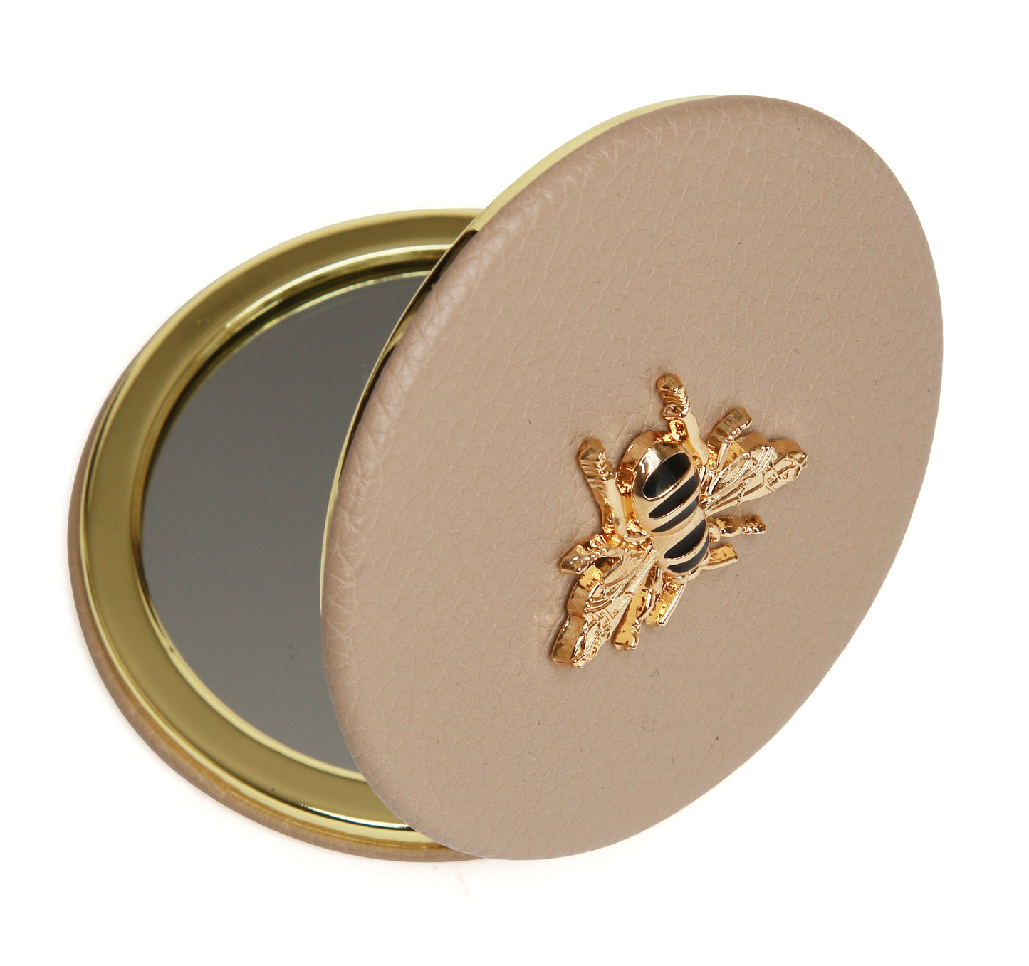 AW - Round Compact Mirror - Stone