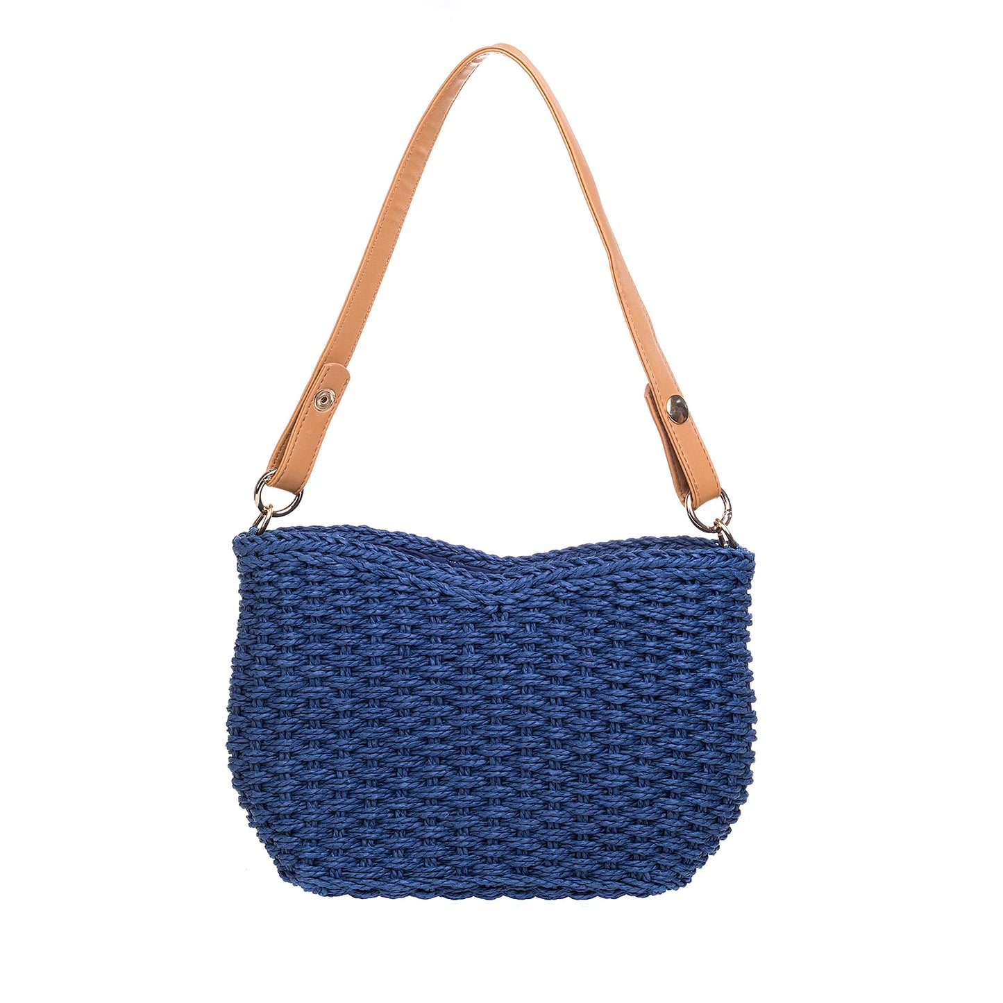 PL - Emma Woven Bag - French Navy