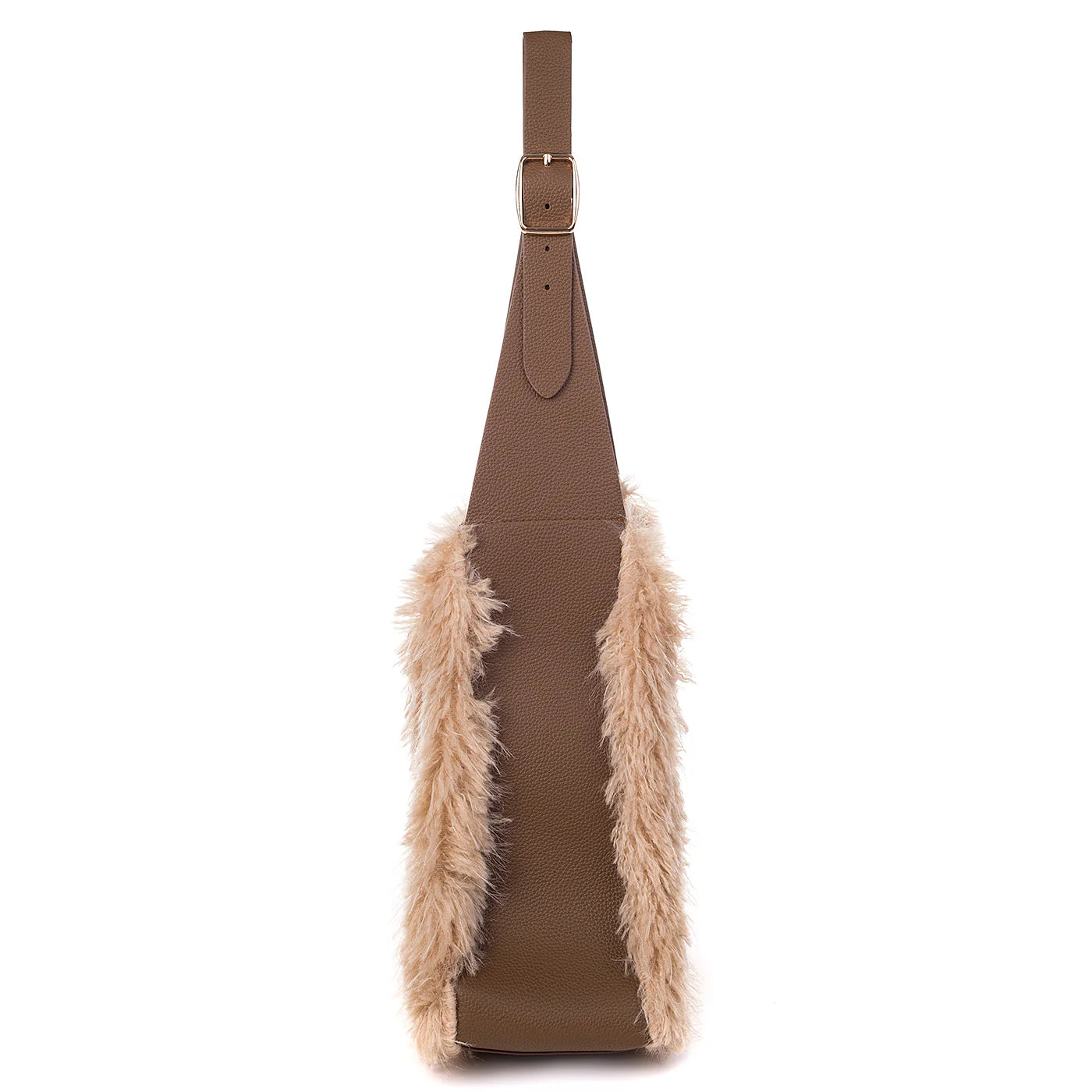 PL - Faux Shirling Slouch Bag - Linen
