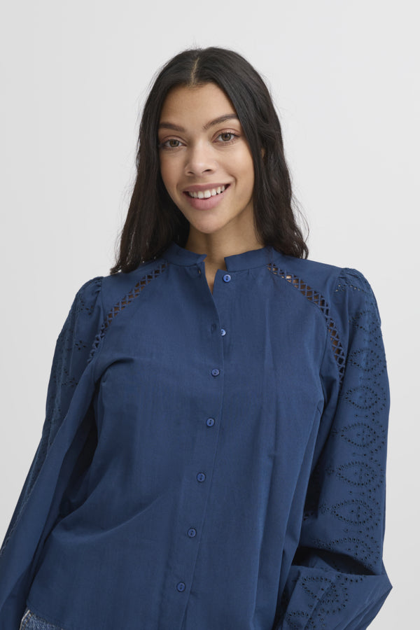 BY - Frankie Blouse - Medieval Blue