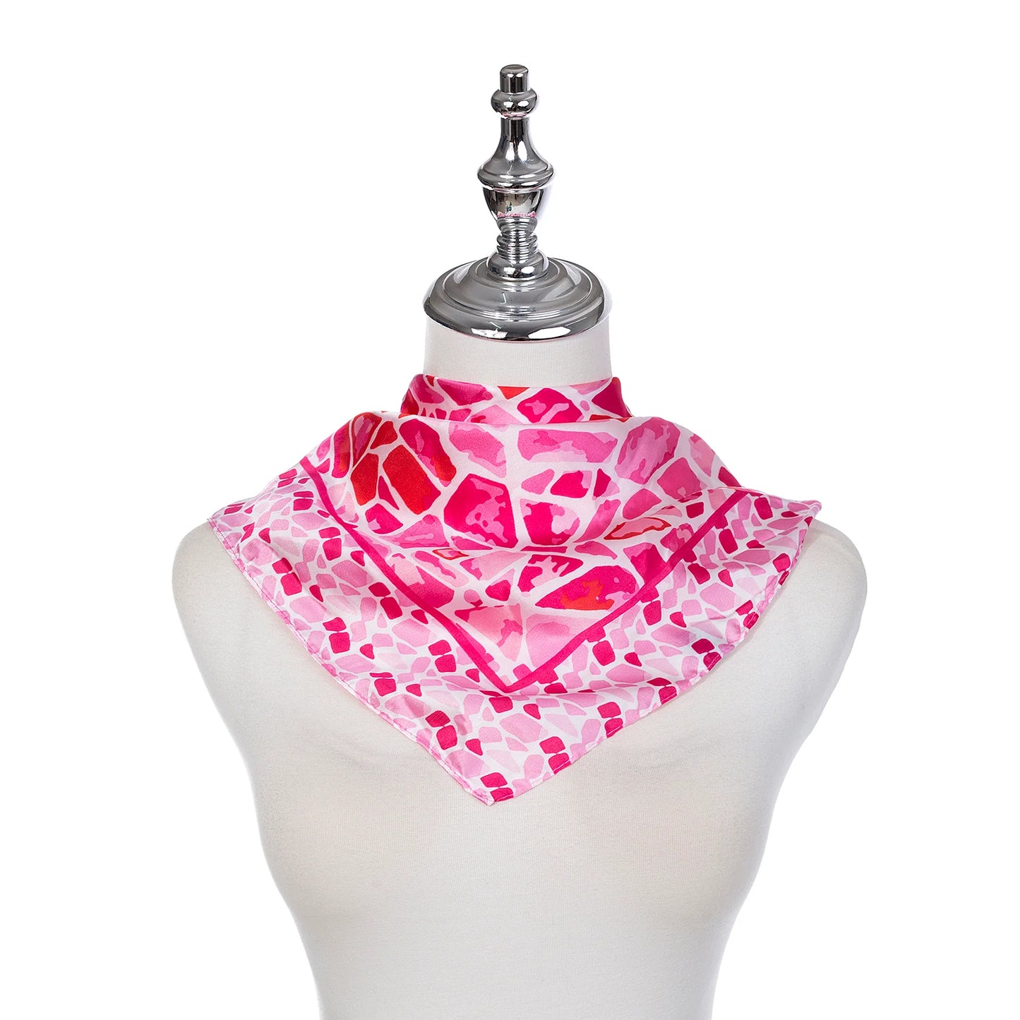 PL - Mosaic Square Scarf - Bubblegum