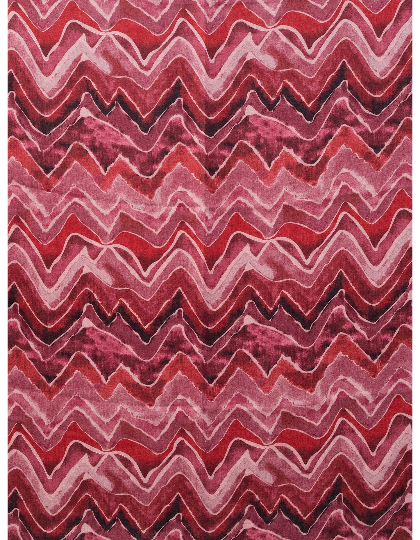 PL - ZigZag Scarf - Cherry