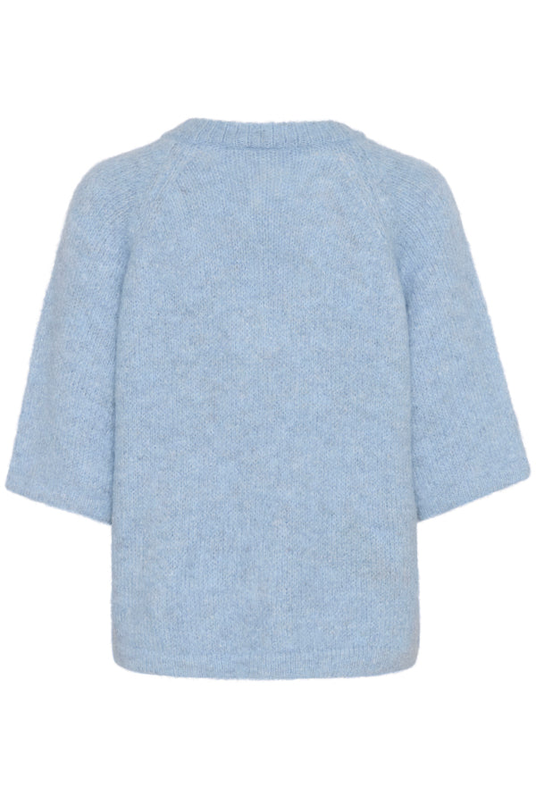 KA - Emilie V-Neck Jumper - Soft Chambray