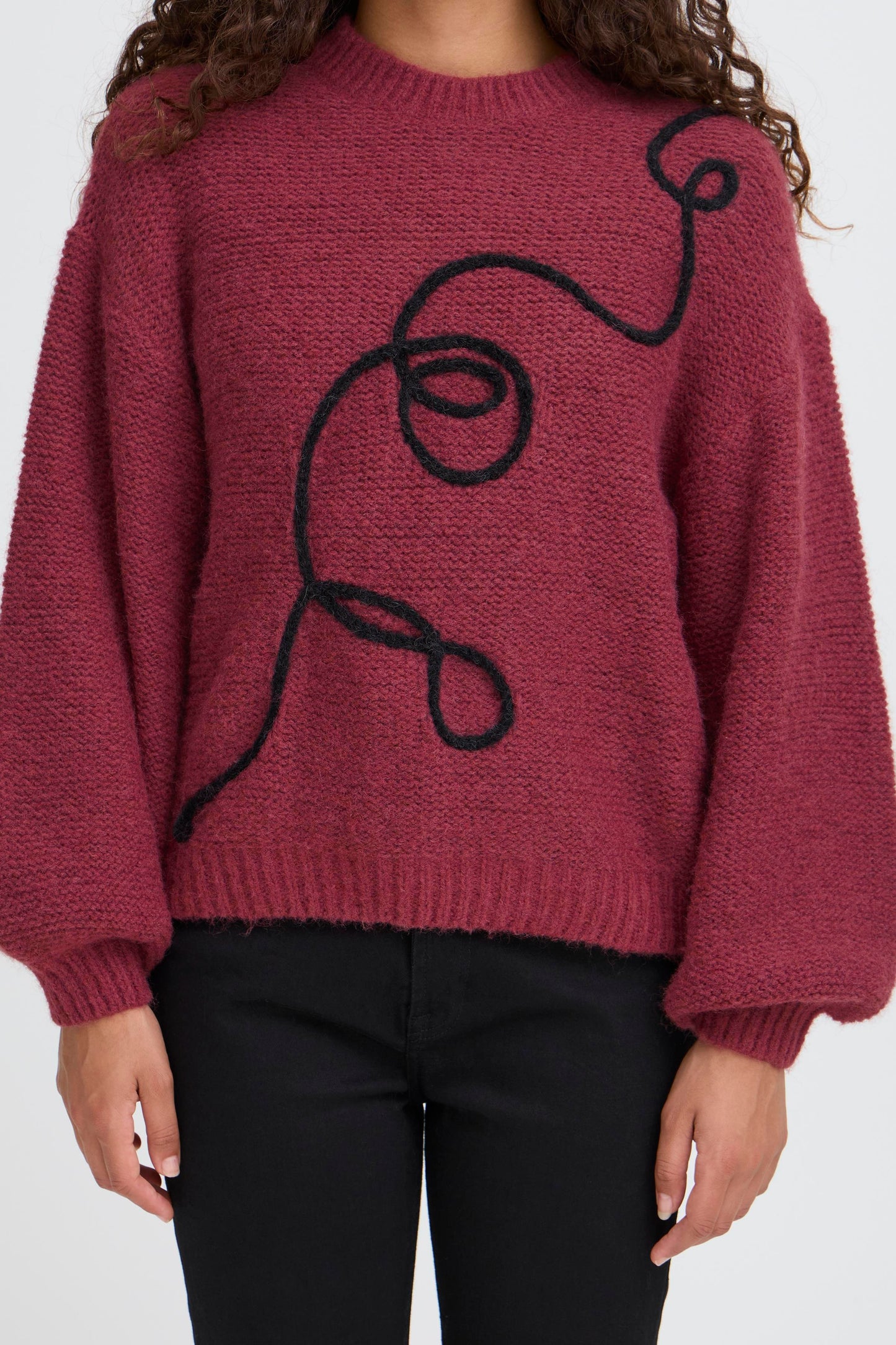 IH - Catrina LS Jumper - Maroon