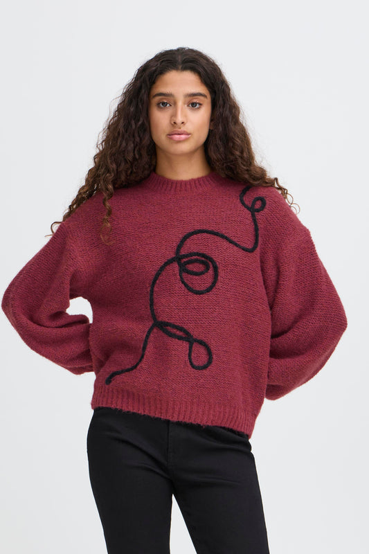 IH - Catrina LS Jumper - Maroon