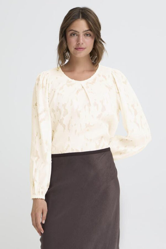 FR -  Mera 1 Blouse - Whisper White