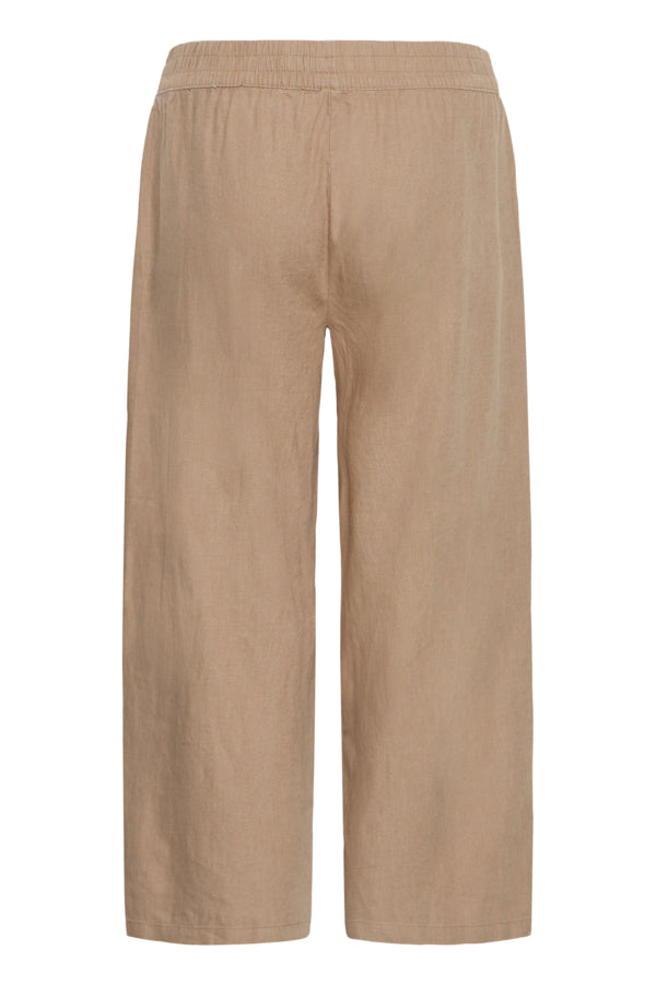 BY -  Falakka Crop Pants - Woodsmoke