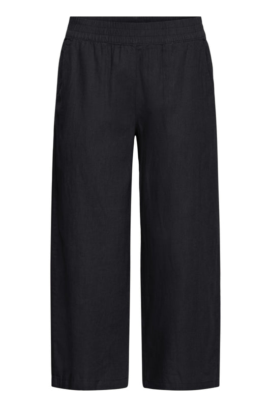 BY -  Falakka Crop Pants - Black