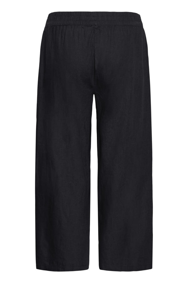 BY -  Falakka Crop Pants - Black