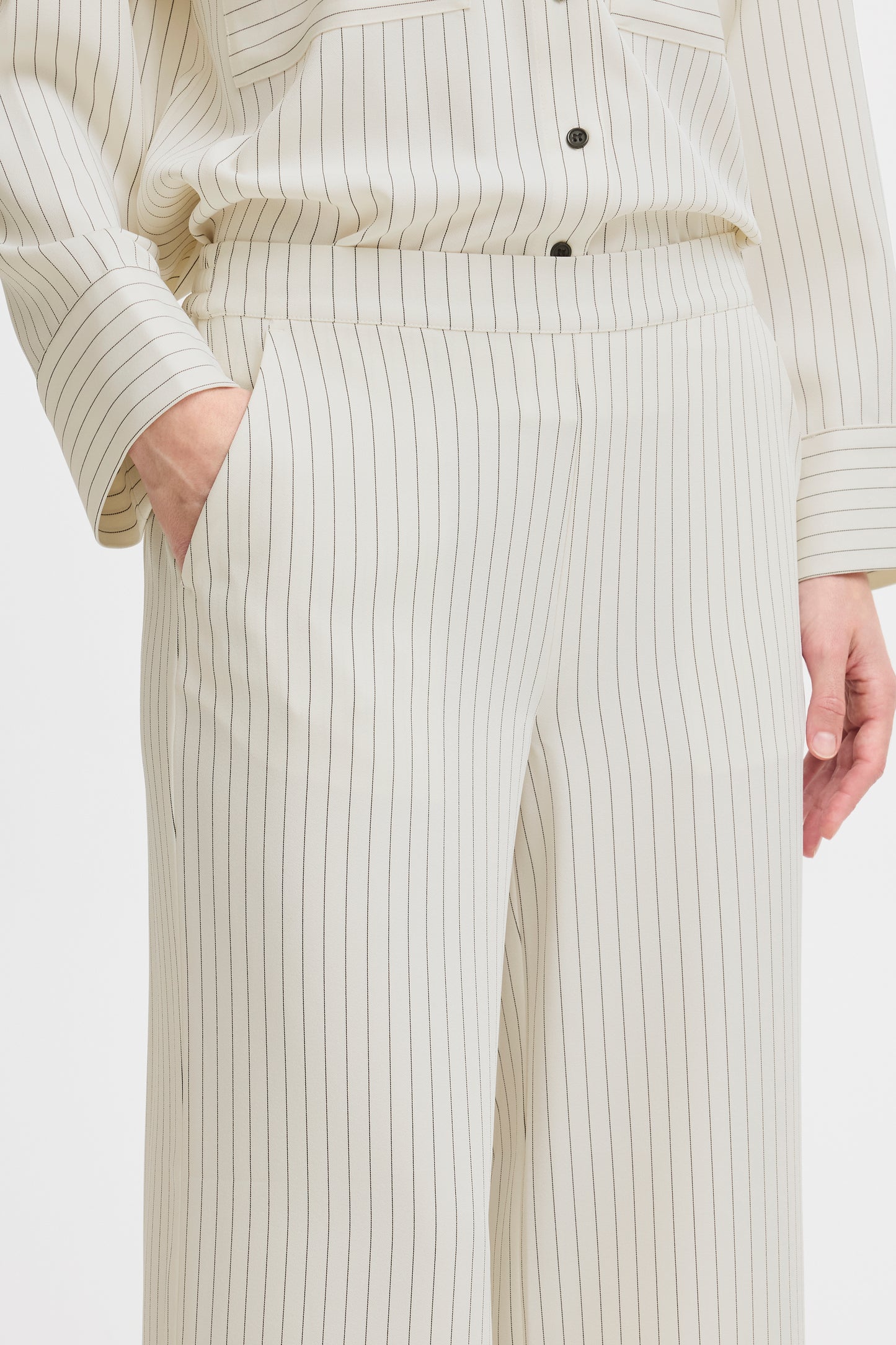 BY - Dannia Trousers - Birch Mix