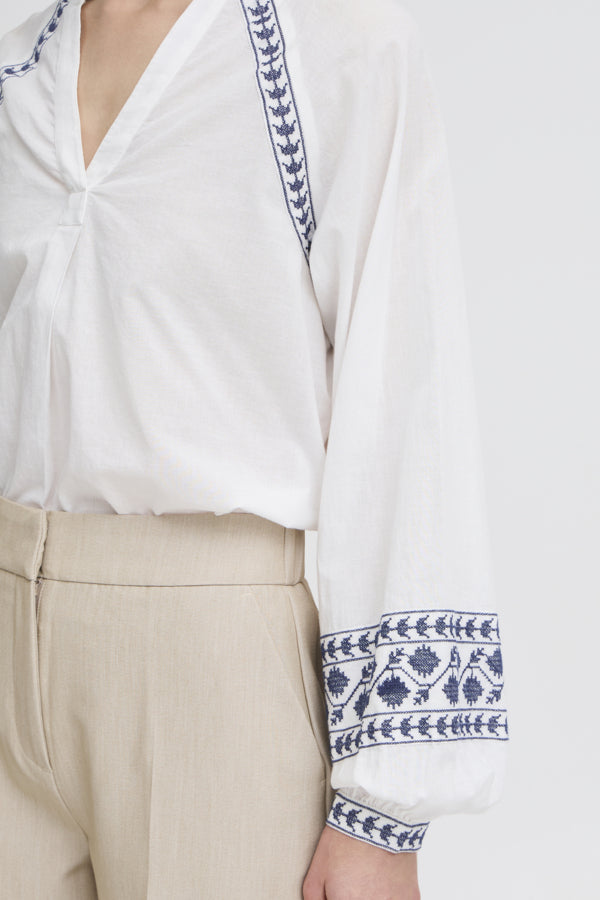 BY - Jiya Blouse - Marshmallow Mix