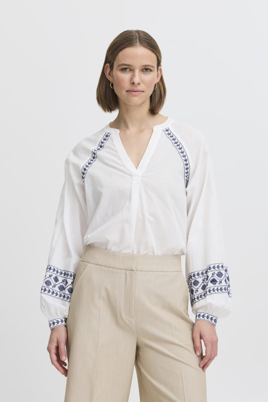 BY - Jiya Blouse - Marshmallow Mix