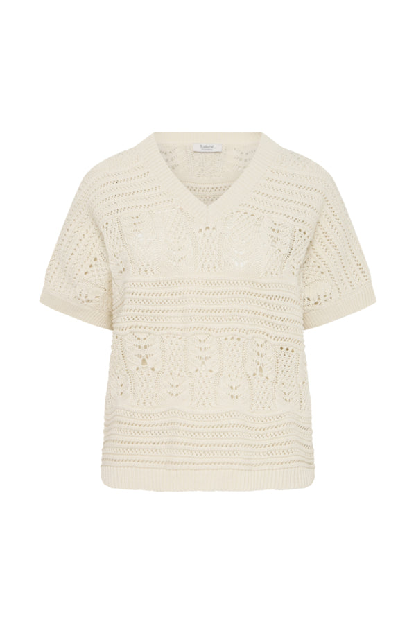 BY - Nero V-Neck Jumper - Birch