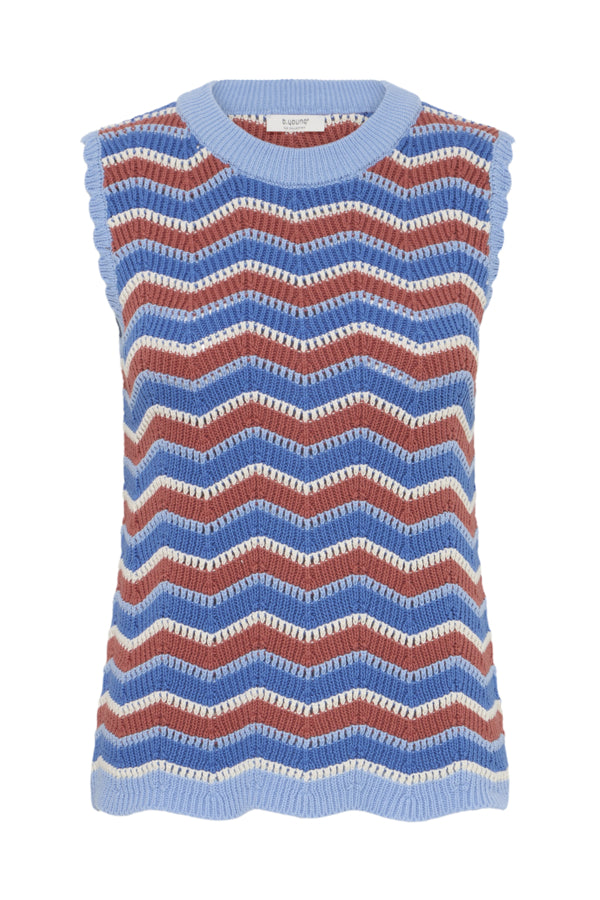 BY - Nero Top - Marsala Stripe