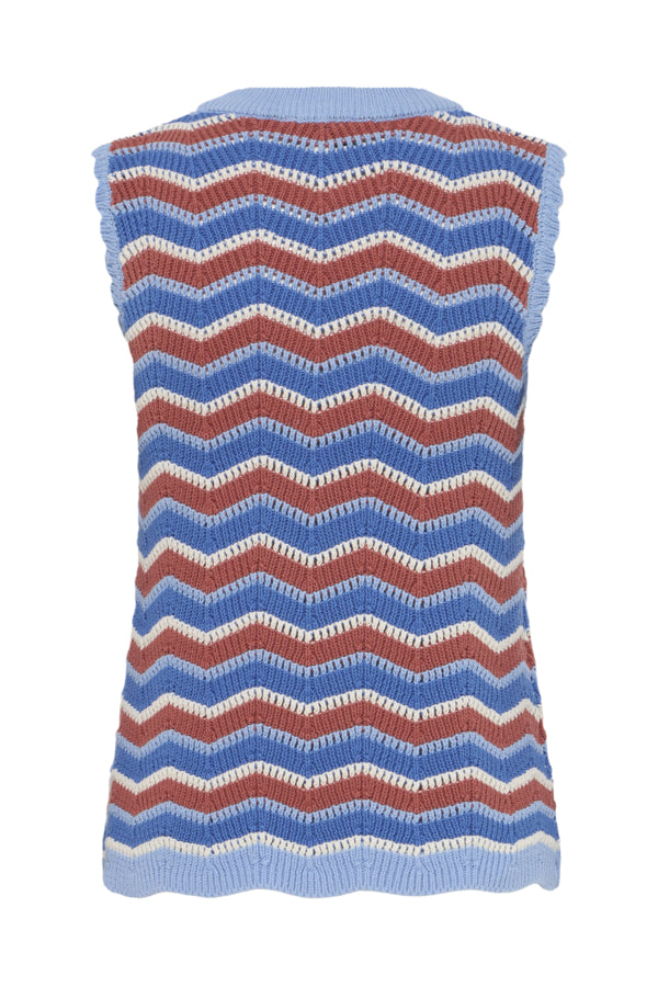 BY - Nero Top - Marsala Stripe