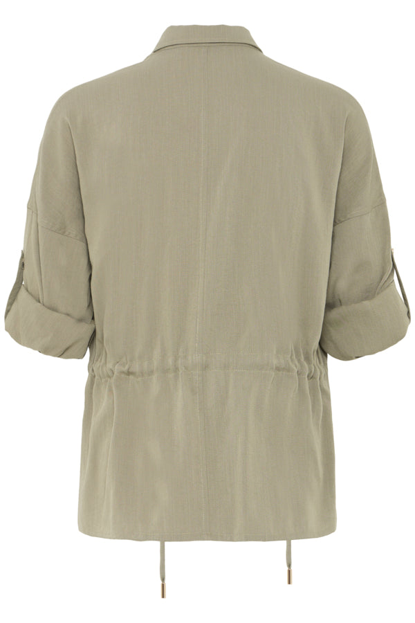 BY -  Diviso Shirt Jacket - Vetiver