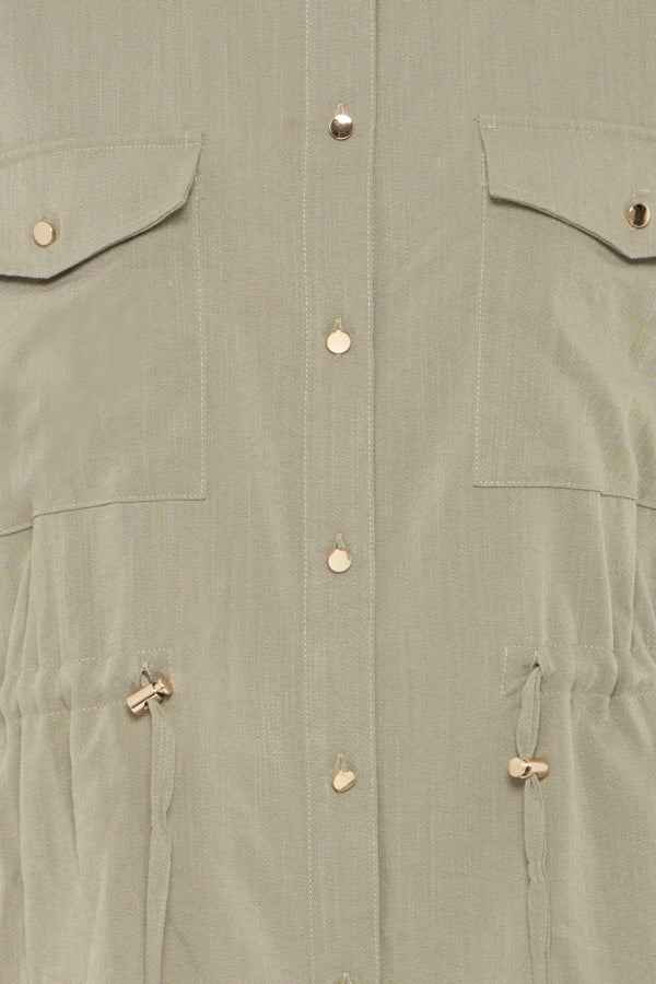 BY -  Diviso Shirt Jacket - Vetiver