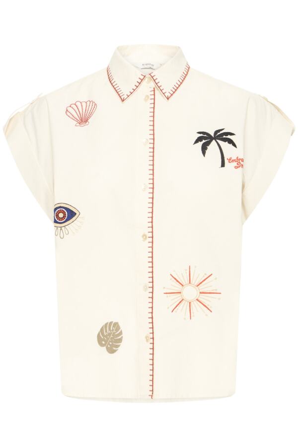 BY -  Jessel Embelished Shirt - Birch