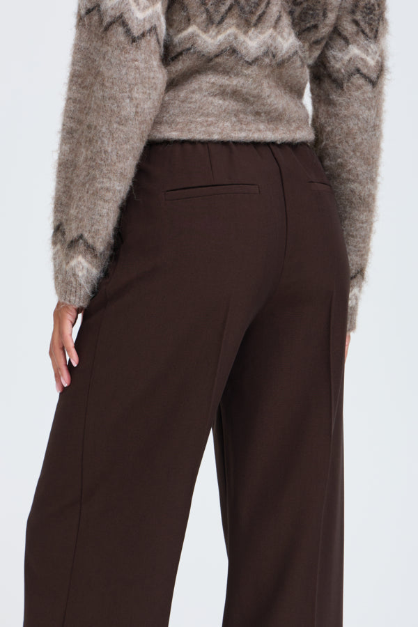 BY - Danta Pull-On Trousers - Java Brown
