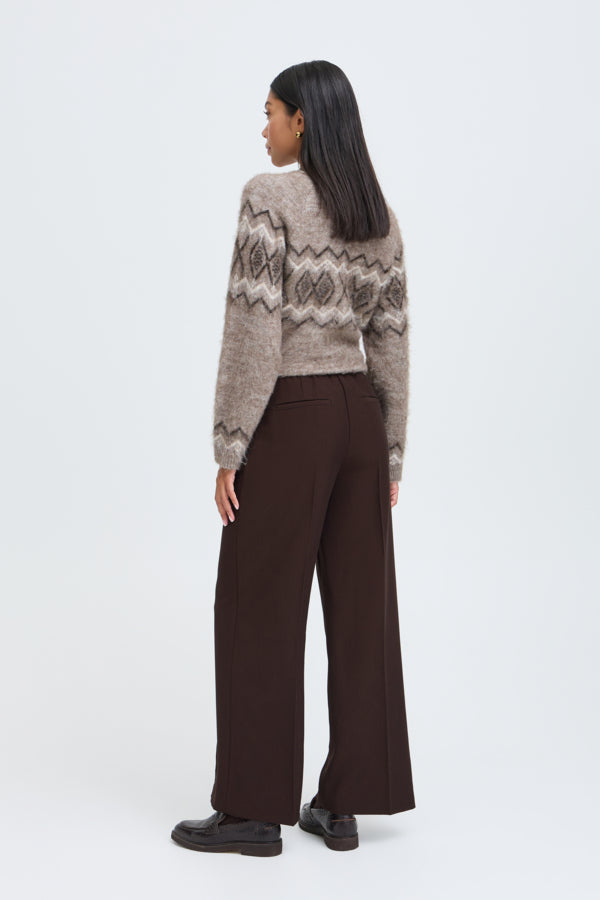 BY - Danta Pull-On Trousers - Java Brown