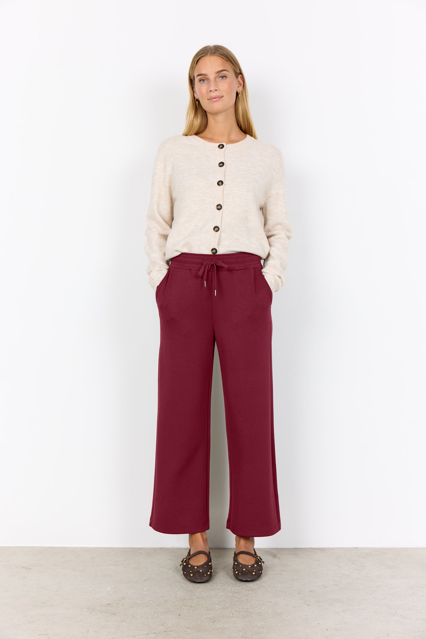 SC - Banu 33 Pants - Dark Red
