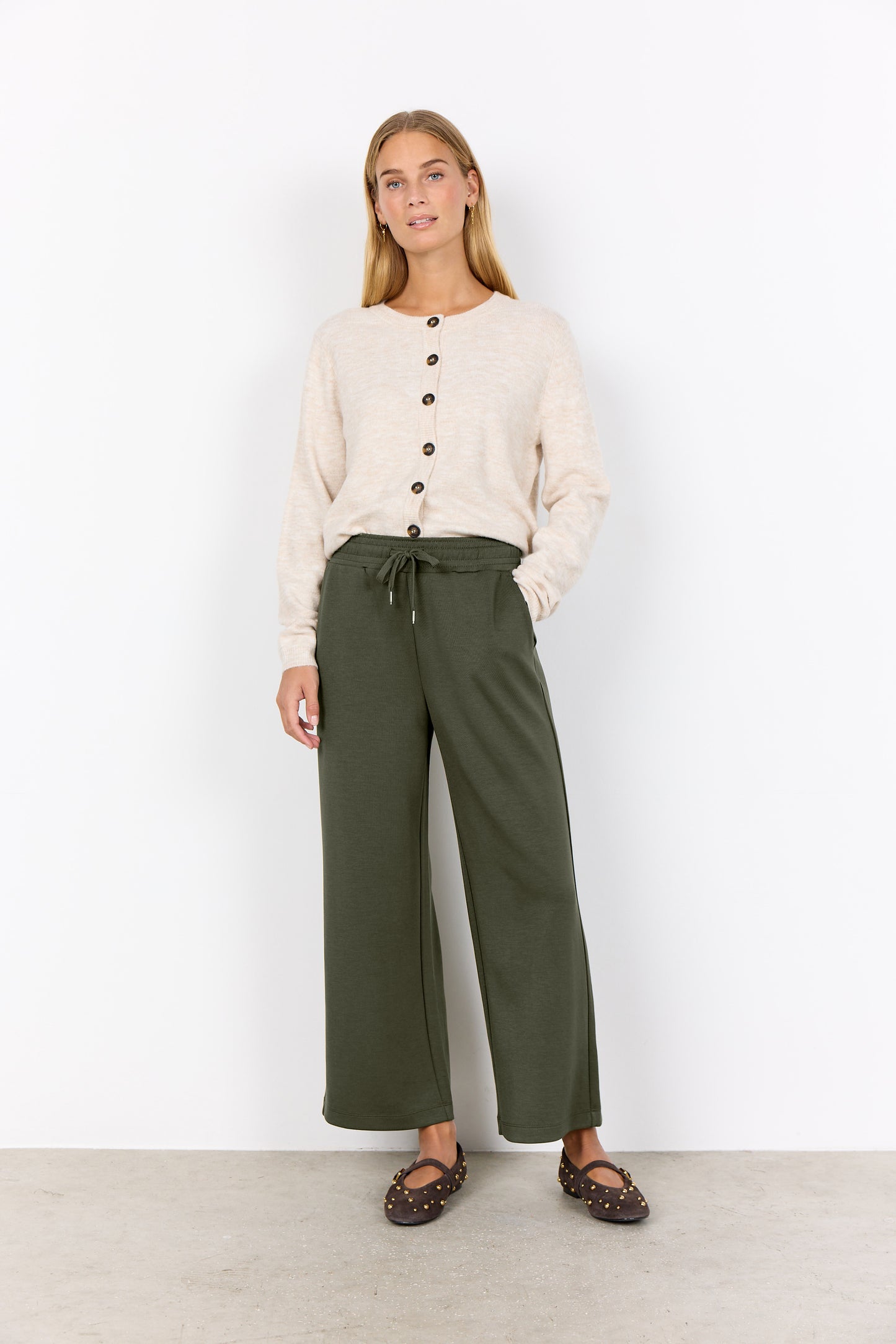 Soya Concept BANU Trousers - Forest Night