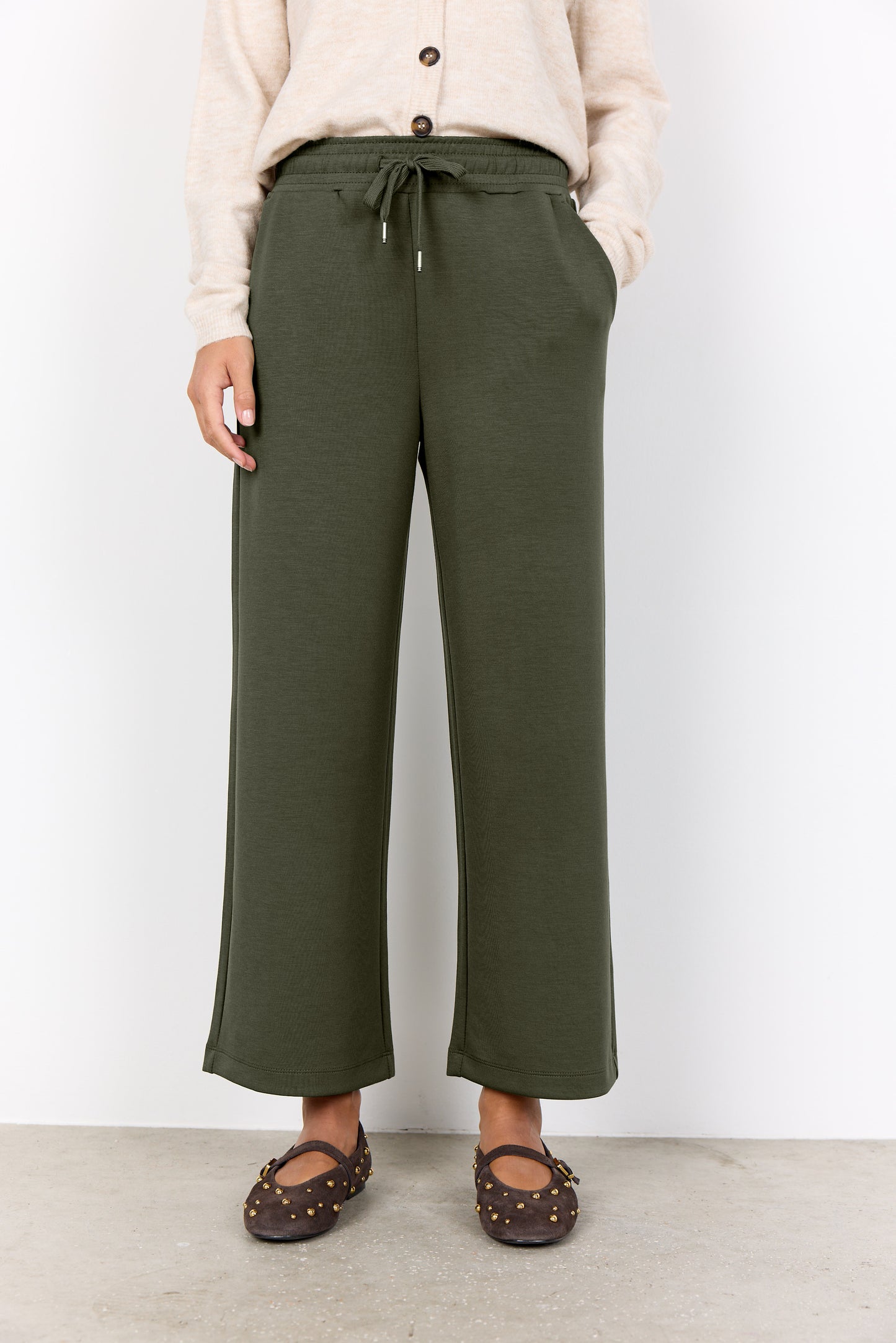 Soya Concept BANU Trousers - Forest Night