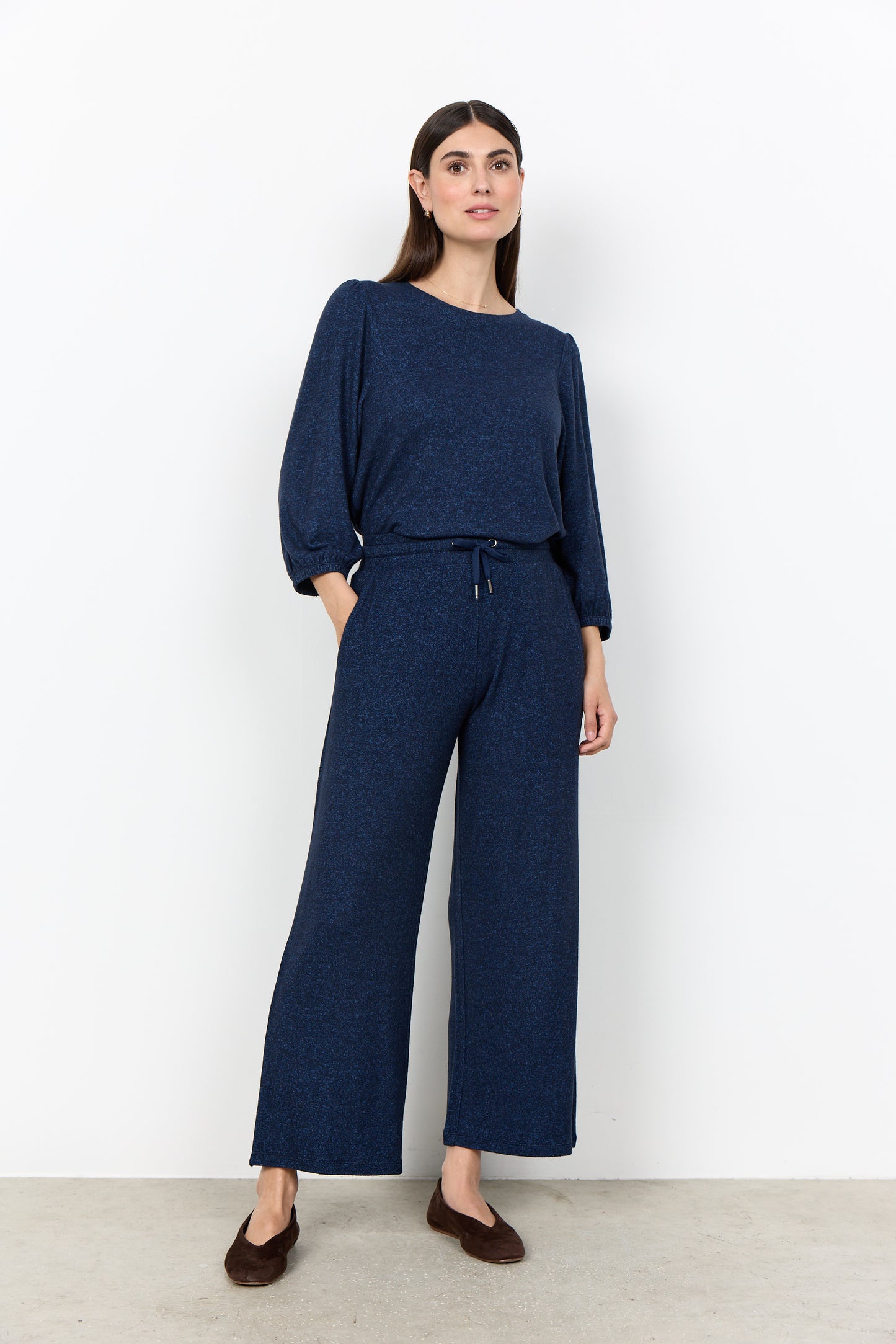 Soya Concept BIARA Pants - Navy Melange