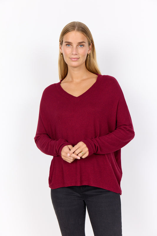 SC - Biara 90 Top - Dark Red Melange