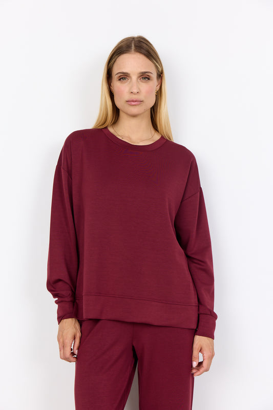 SC - Banu 164 Sweatshirt - Dark Red