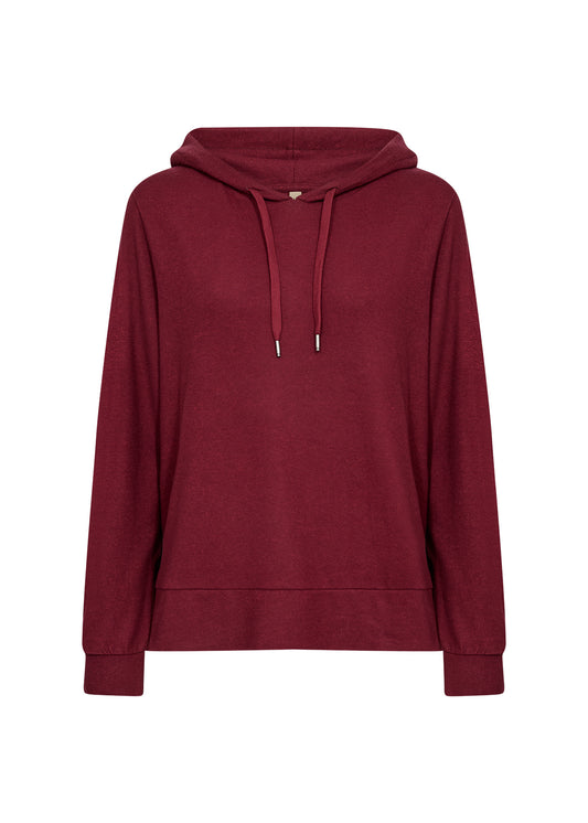 SC - Biara 143 Hooded Sweatshirt - Dark Red Melange