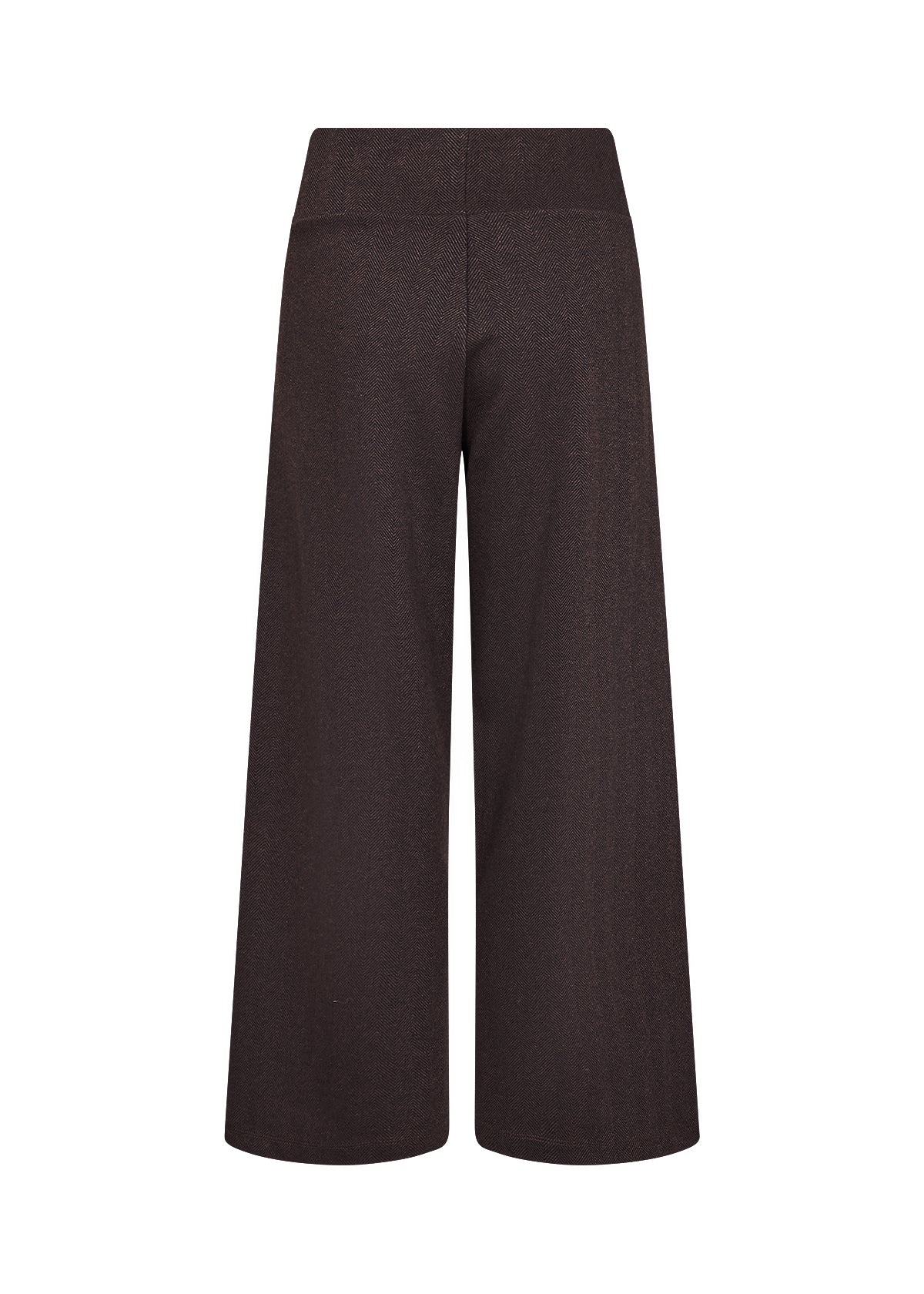 Soya Concept Hebe Wide Leg Trousers - Chocolate Brown